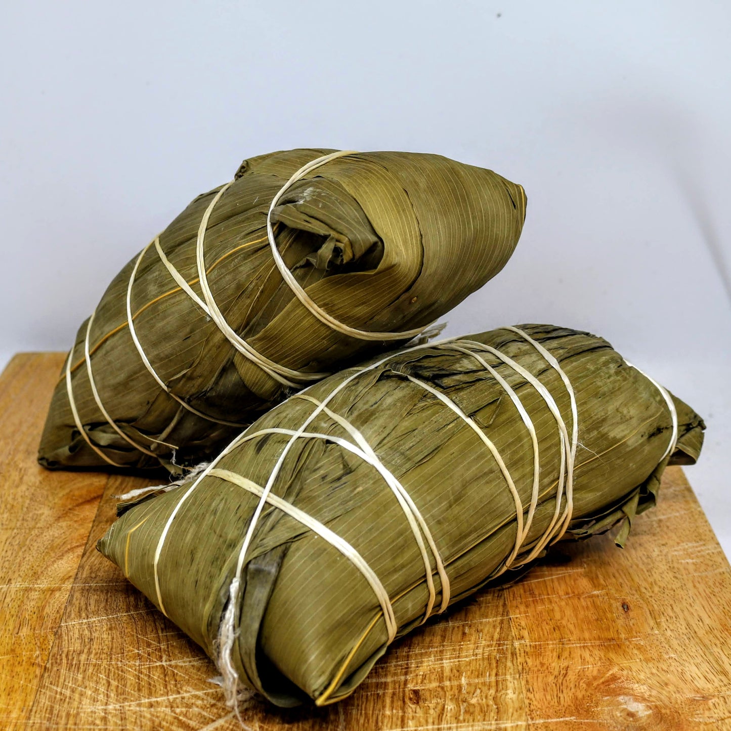 Seasonal: Homemade Zong Zi (Mung Bean and Pork Belly) - Glutinous Rice in Bamboo Leaves