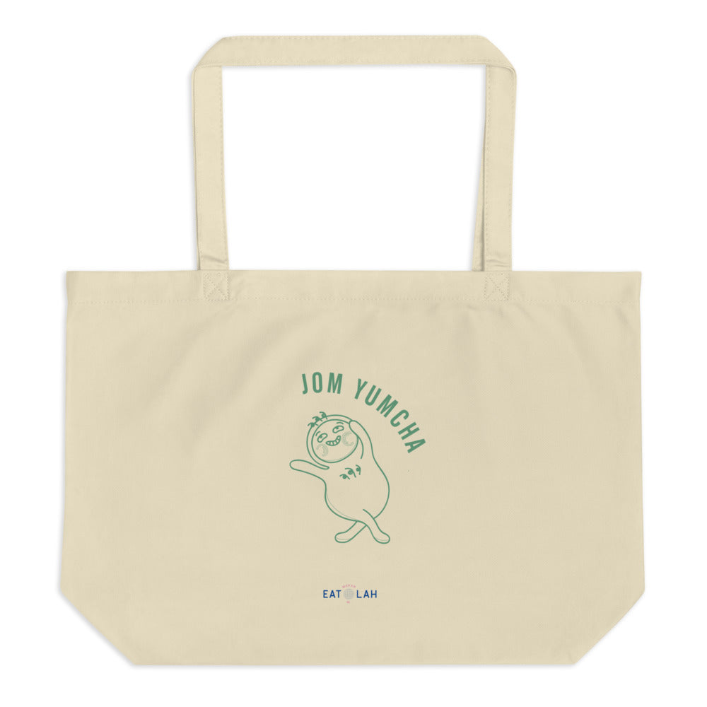 Jom Yumcha! - Large organic tote bag